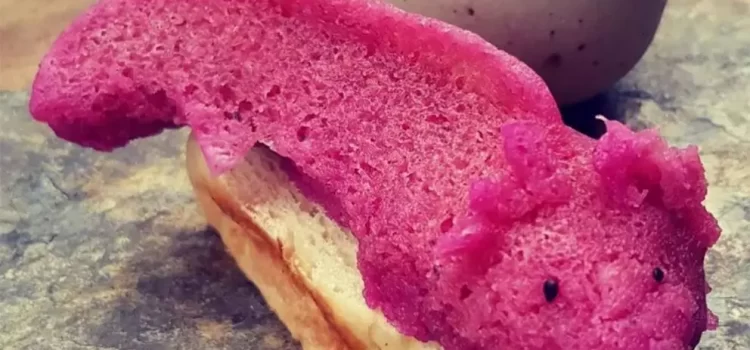 Elaboran tamales en forma de axolote