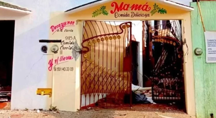 Mujer resulta grave al explotar tanque de gas en restaurante de Oaxaca