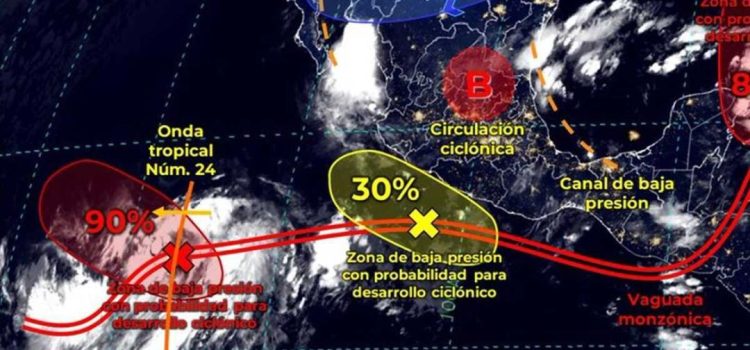 Prevén fuertes lluvias y rachas de viento en gran parte de Oaxaca