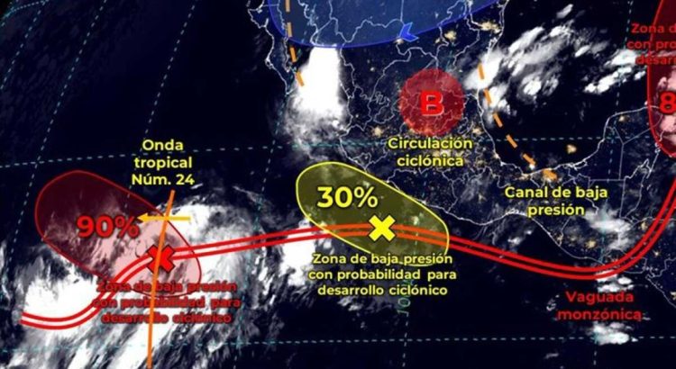 Prevén fuertes lluvias y rachas de viento en gran parte de Oaxaca