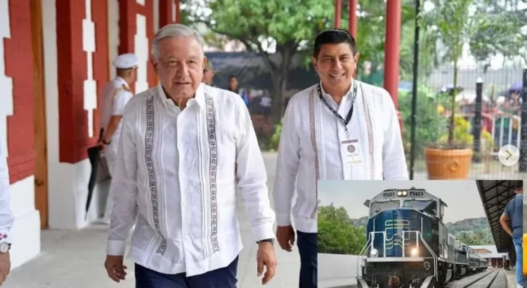 López Obrador realiza recorrido de prueba del Tren Interoceánico