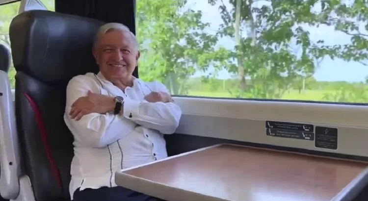 AMLO presume desde Oaxaca avances del Tren Transístmico AMLO presume desde Oaxaca avances del Tren Transístmico