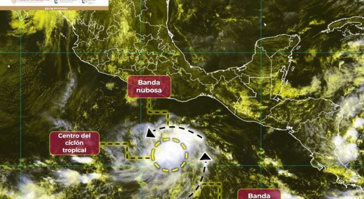 Se forma tormenta tropical Otis frente a costas de Oaxaca