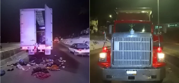 Estampida de migrantes que huyeron de camión abandonado deja una mujer herida