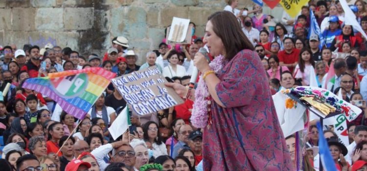 “Salomón está perdido”, crítica Xóchitl Gálvez por inseguridad en Oaxaca