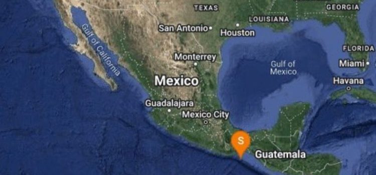 Se registra sismo de magnitud 4.8 en costas de Oaxaca