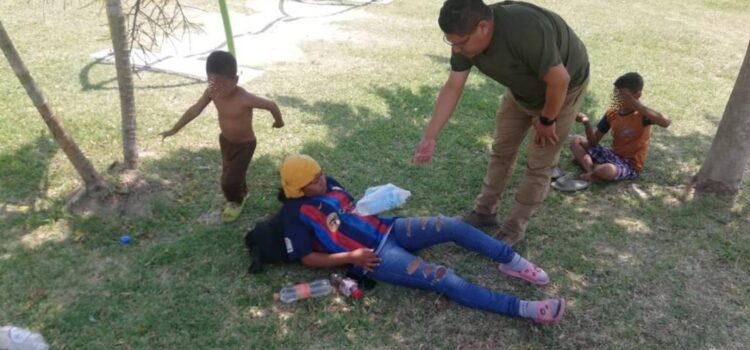 Migrantes padecen ola de calor que golpea a Oaxaca; 20 embarazadas son atendidas