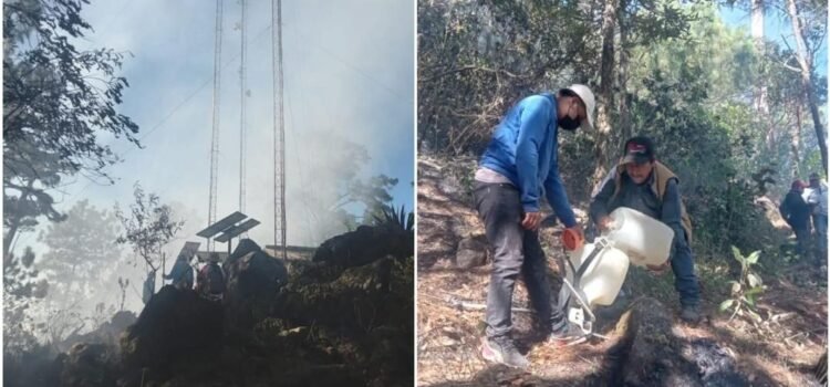 Pobladores de Yucuhiti, Oaxaca, piden auxilio para sofocar incendio forestal fuera de control