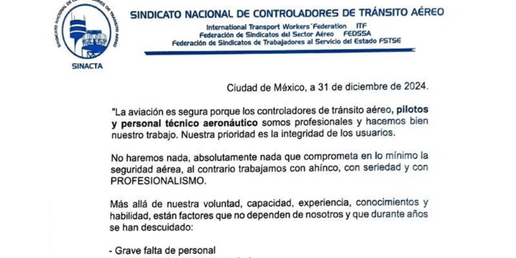 Controladores aéreos trabajan bajo protesta Controladores aéreos trabajan bajo protesta