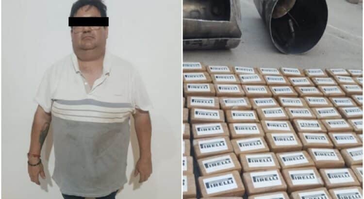 Decomisan 220 kilos de cocaína en Oaxaca transportada en el tanque de combustible de un tráiler