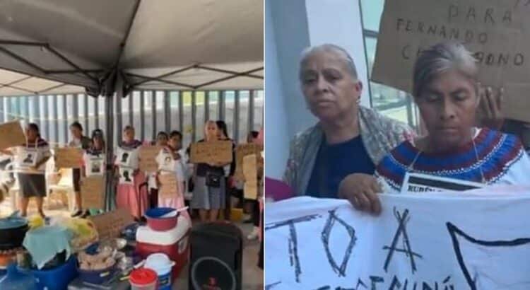 Reviven 200 órdenes de aprehensión contra mazatecos de Eloxochitlán de Flores Magón; se plantan en el PJF en Veracruz