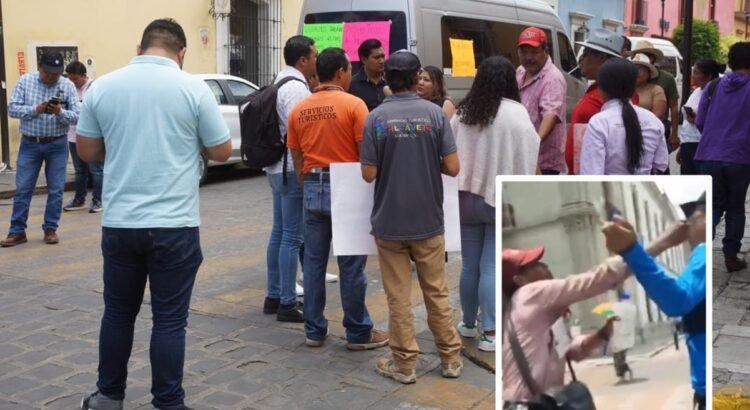 Prestadores de servicios turísticos denuncian una segunda agresión violenta de inspectores en Oaxaca