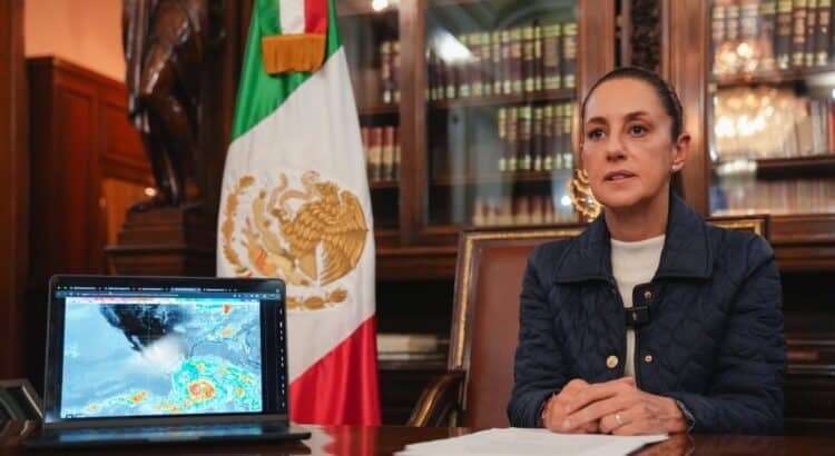 Ante la llegada de “Erick”, Sheinbaum pide a población de Oaxaca y Guerrero resguardarse Ante la llegada de “Erick”, Sheinbaum pide a población de Oaxaca y Guerrero resguardarse