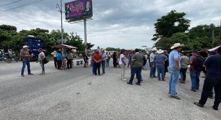 Ganaderos bloquean carretera Transístmica de Oaxaca, tras liberación de 3 responsables de robo de ganado