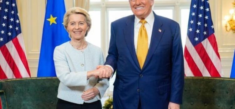 Llegan Estados Unidos y la Unión Europea a acuerdo comercial Llegan Estados Unidos y la Unión Europea a acuerdo comercial