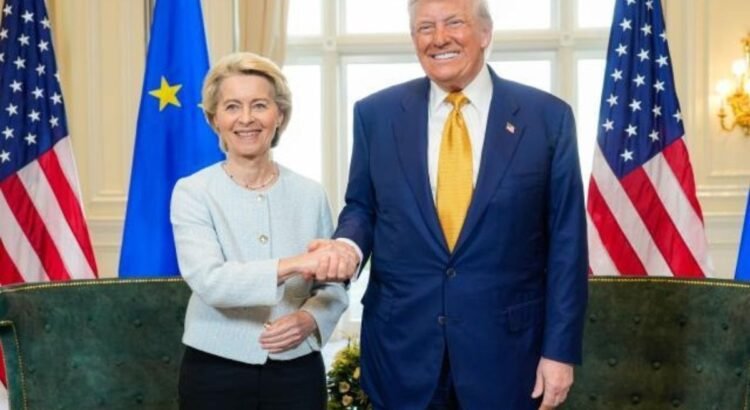 Llegan Estados Unidos y la Unión Europea a acuerdo comercial