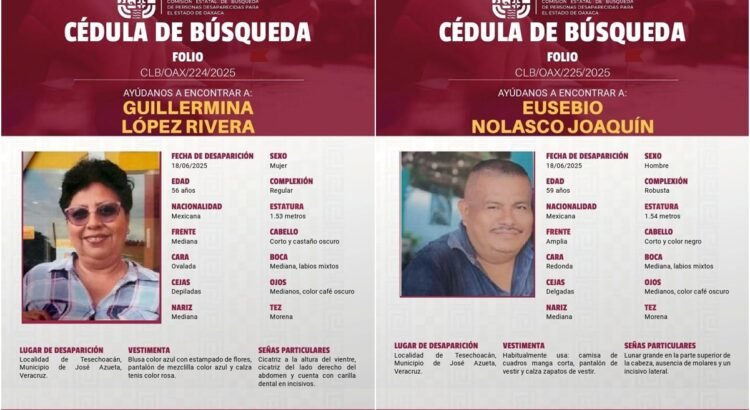 Desaparecen padres de ex candidata a diputada local por el PVEM