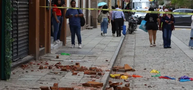 Sismo en Oaxaca deja un menor lesionado