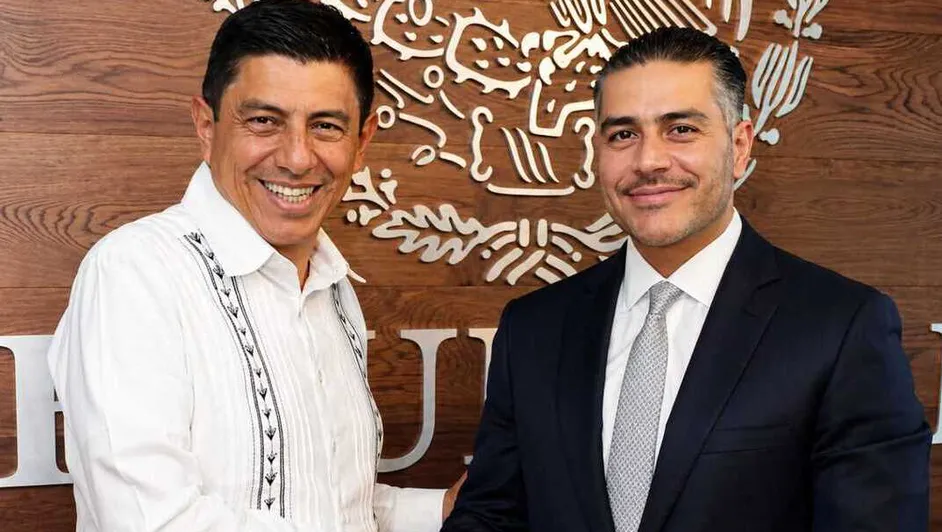 Harfuch y Salomón Jara evalúan y dan seguimiento a trabajos de seguridad en Oaxaca