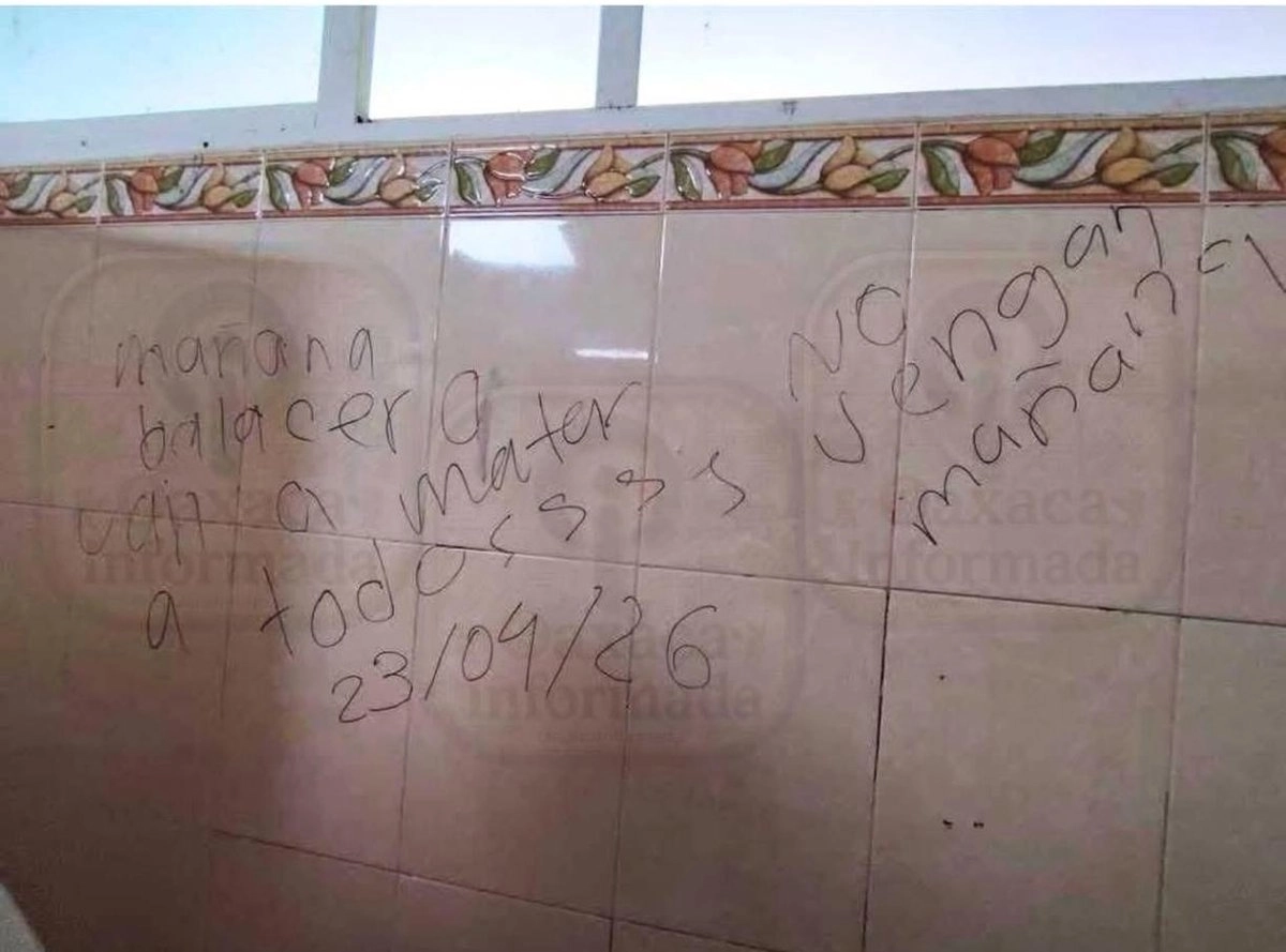 Aparecen mensajes de balacera en Cbtis y Cobao de Oaxaca; piden evitar el pánico