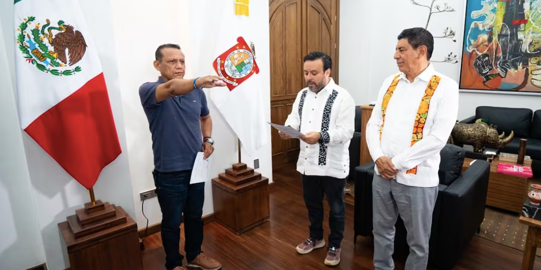 Designan a Francisco Vásquez como comisionado municipal de Juchitán, tras la desaparición de poderes